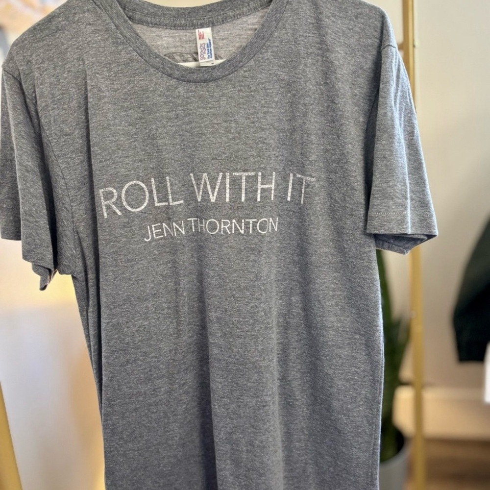 American Apparel Heather Gray Graphic Tee